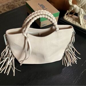 Johnny Was Fringed Handbag